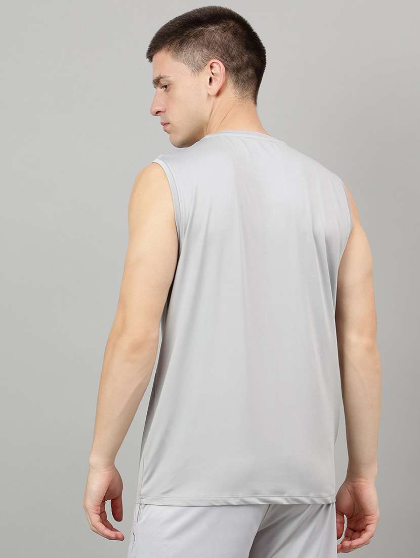 men typographic sleeveless vest - 22219518 -  Standard Image - 2
