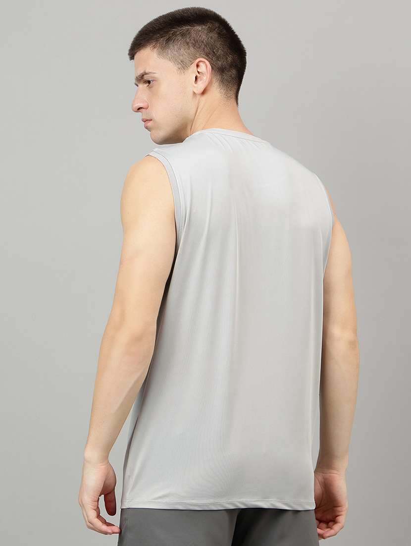 men typographic sleeveless vest - 22219519 -  Standard Image - 2