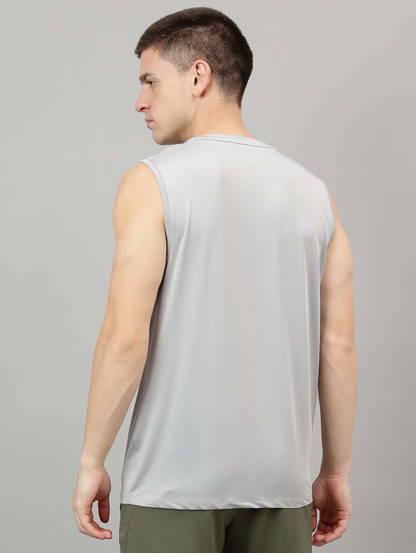 men typographic sleeveless vest - 22219520 -  Standard Image - 2