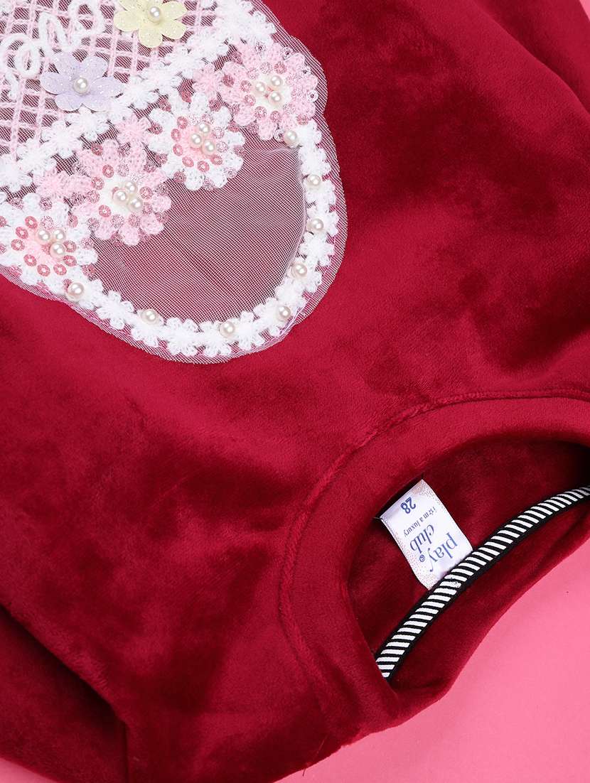 girls round neck long sleeve sweatshirt - 22219655 -  Standard Image - 2