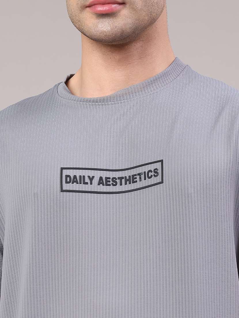 men self design short sleeve regular fit t-shirt - 22219679 -  Standard Image - 2