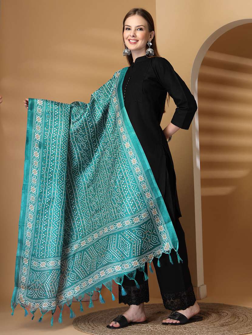 women bandhani printed dupatta - 22219872 -  Standard Image - 2