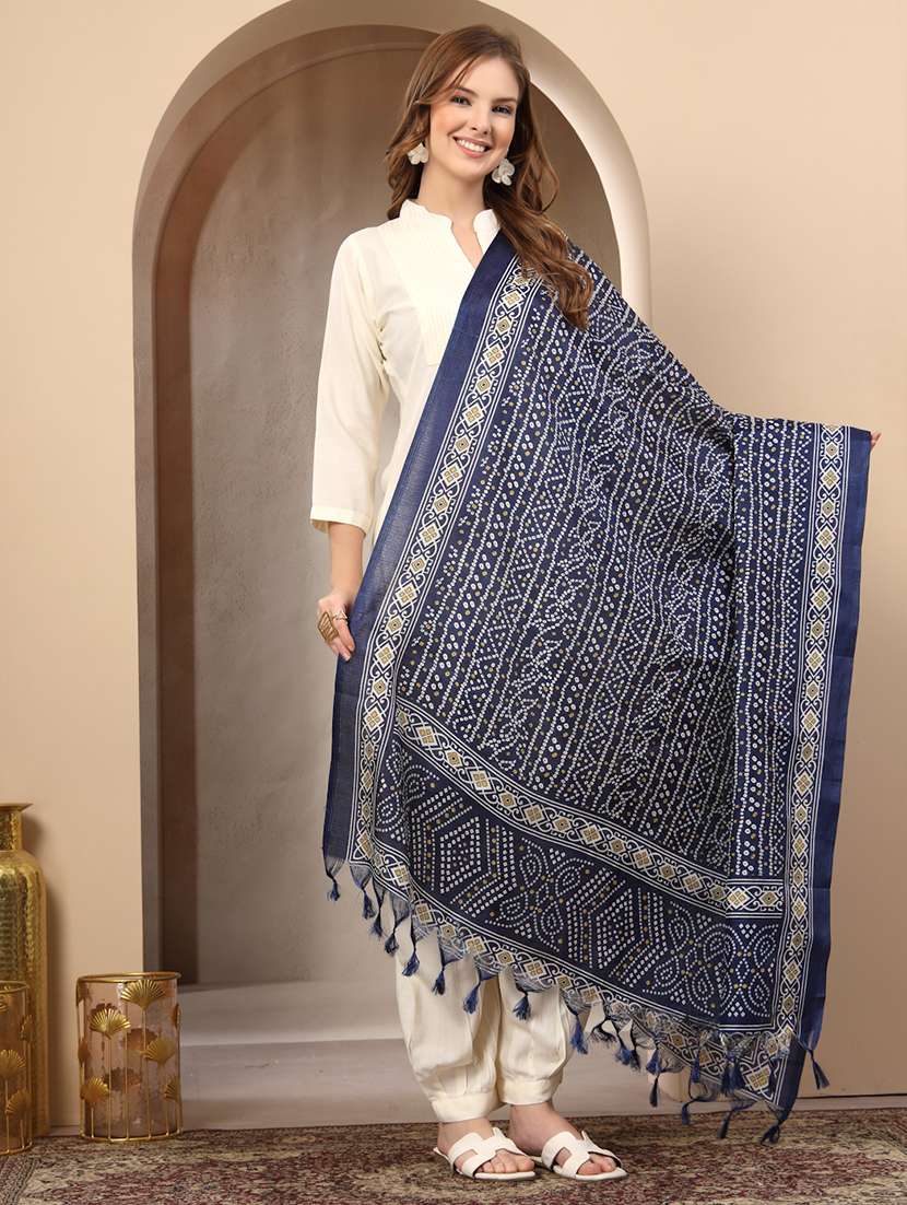 women bandhani printed dupatta - 22219881 -  Standard Image - 2