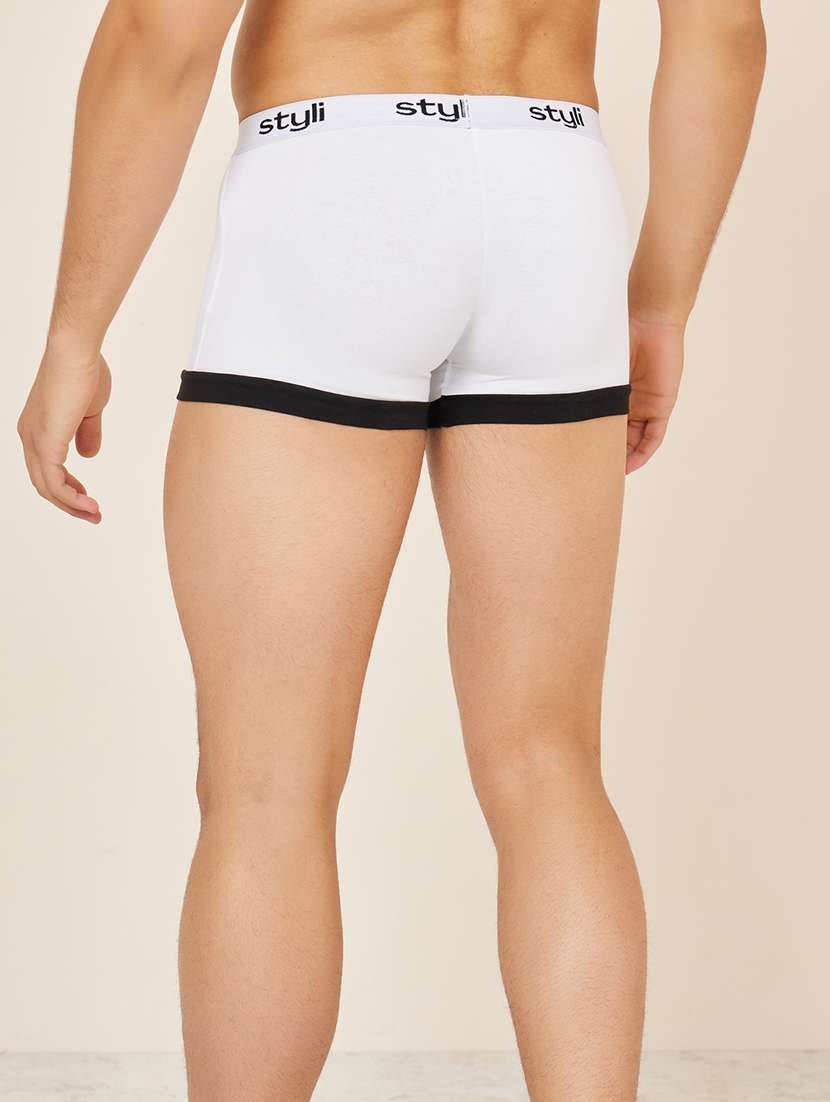 men pack of 2 solid trunk briefs - 22220072 -  Standard Image - 2