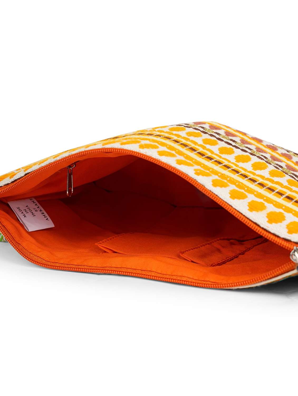 embroidered sling bag with tribal design - 22220090 -  Standard Image - 2