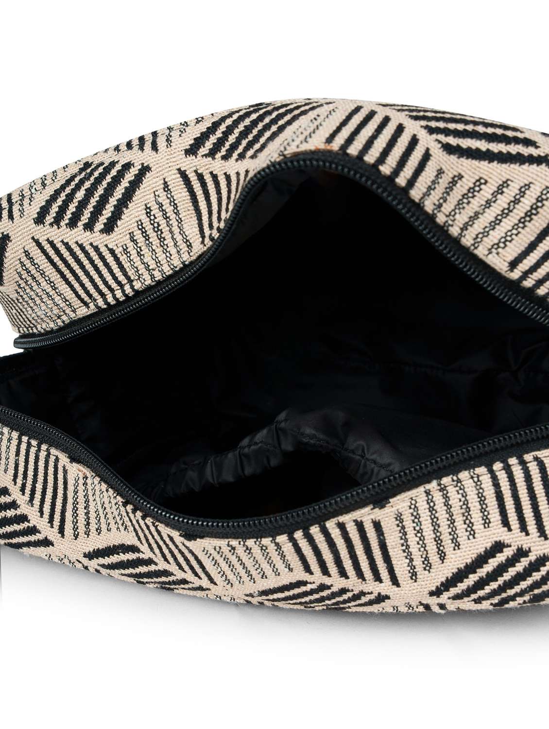  women  beige cotton jacquard pattern accessory bag - 22220104 -  Standard Image - 2