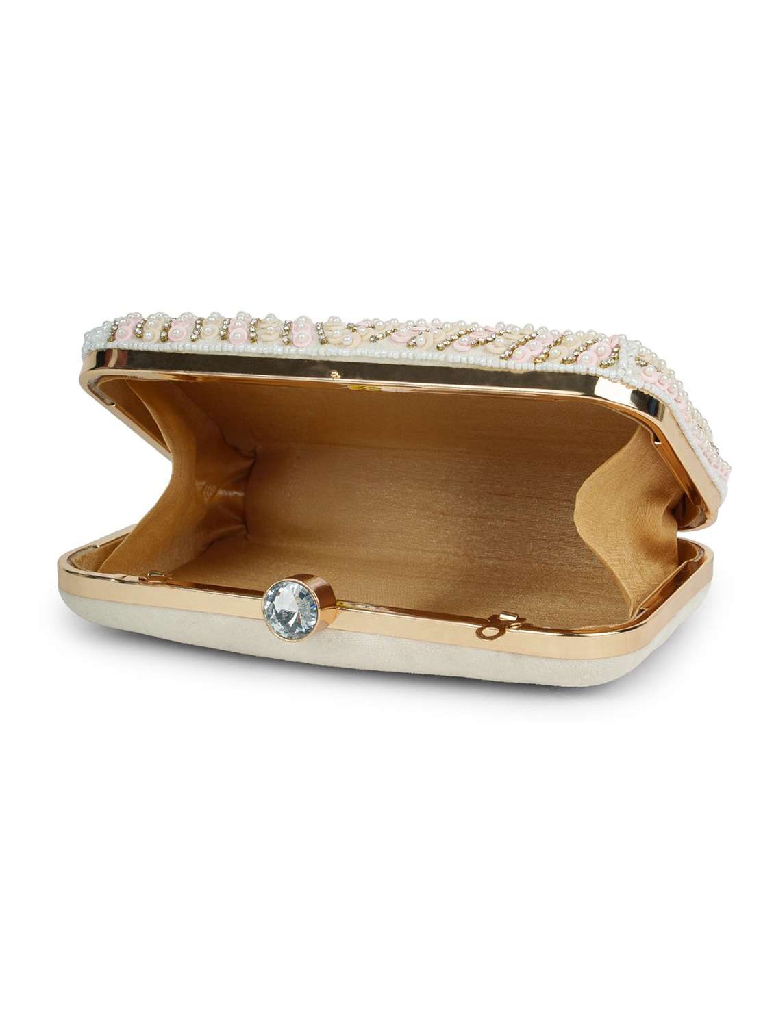 women embellished sequin party clutch with chain strap - 22220126 -  Standard Image - 2