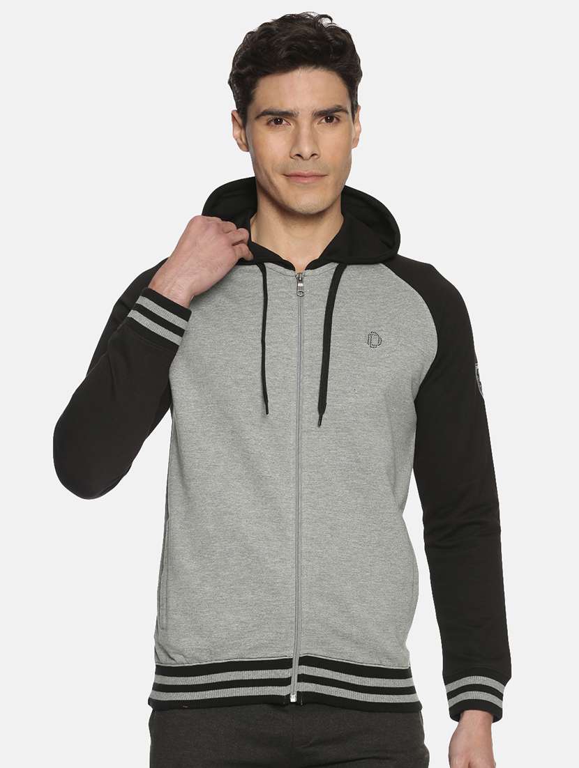 men color block long sleeve regular fit sweatshirt