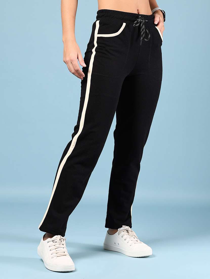 women tapered mid rise regular fit track pant - 22222804 -  Standard Image - 2