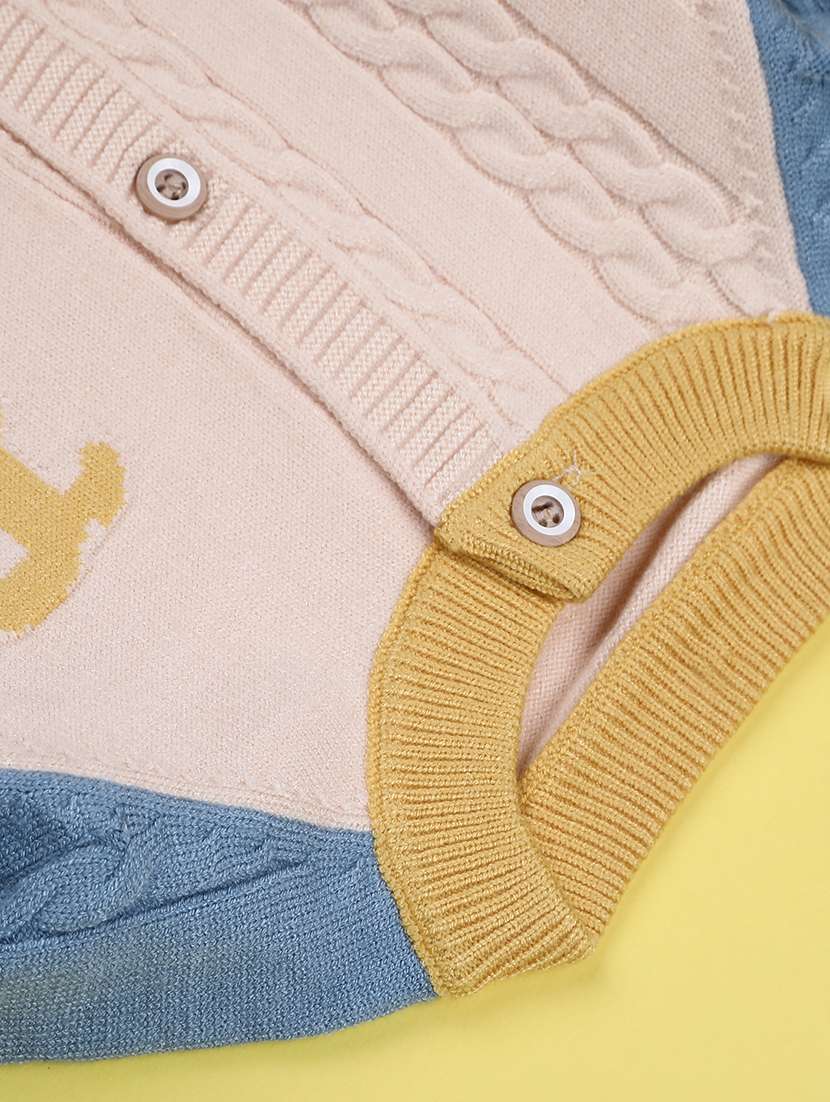 boys color block long sleeve sweater - 22222918 -  Standard Image - 2