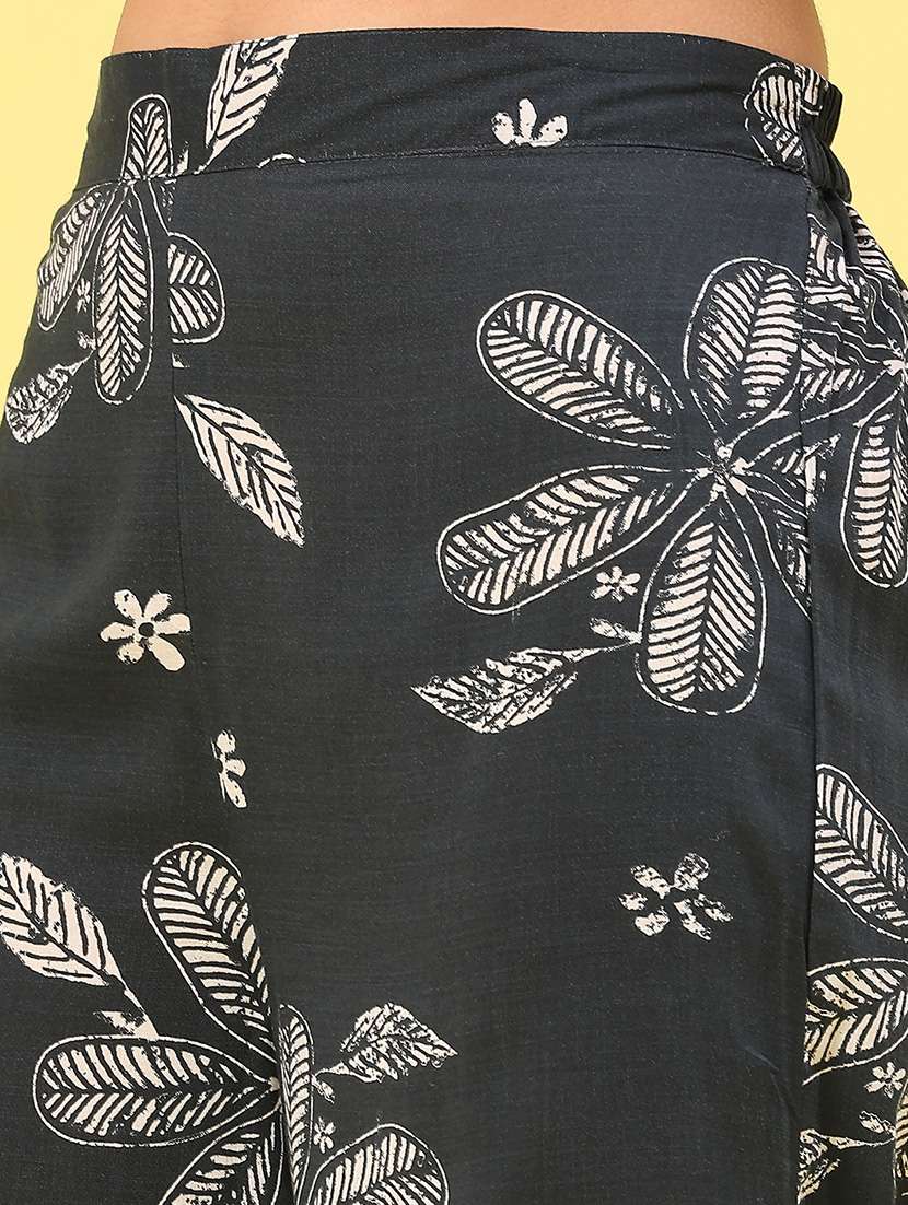 women floral printed ankle length palazzo - 22222955 -  Standard Image - 2