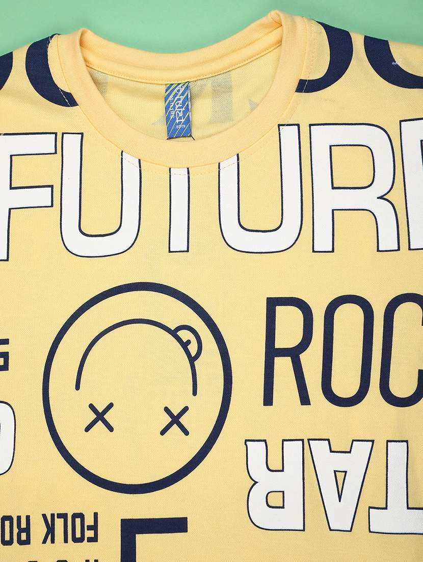 boy yellow cotton blend suit sets co-ords set - 22222965 -  Standard Image - 2