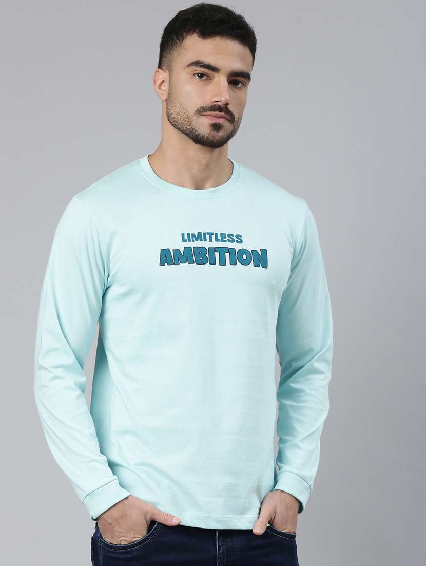 men front & back print long sleeve regular fit t-shirt - 22223417 -  Standard Image - 2