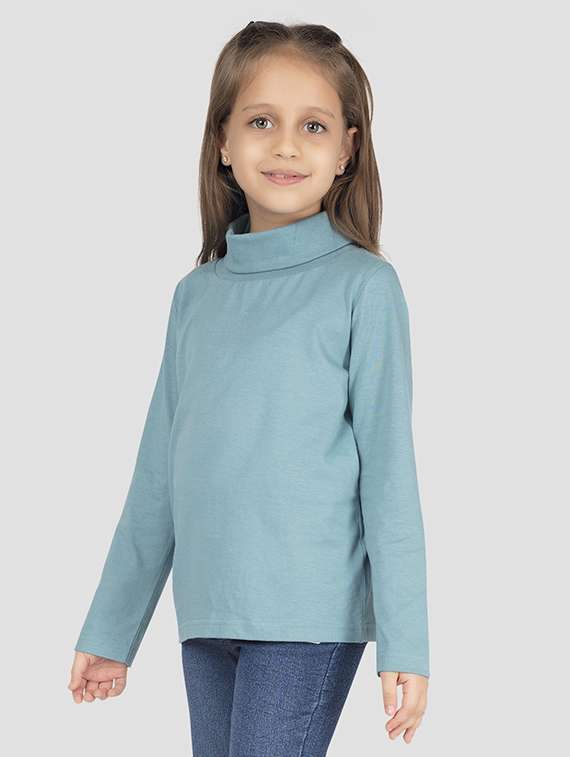girls pack of 2 solid long sleeve tee - 22223582 -  Standard Image - 2