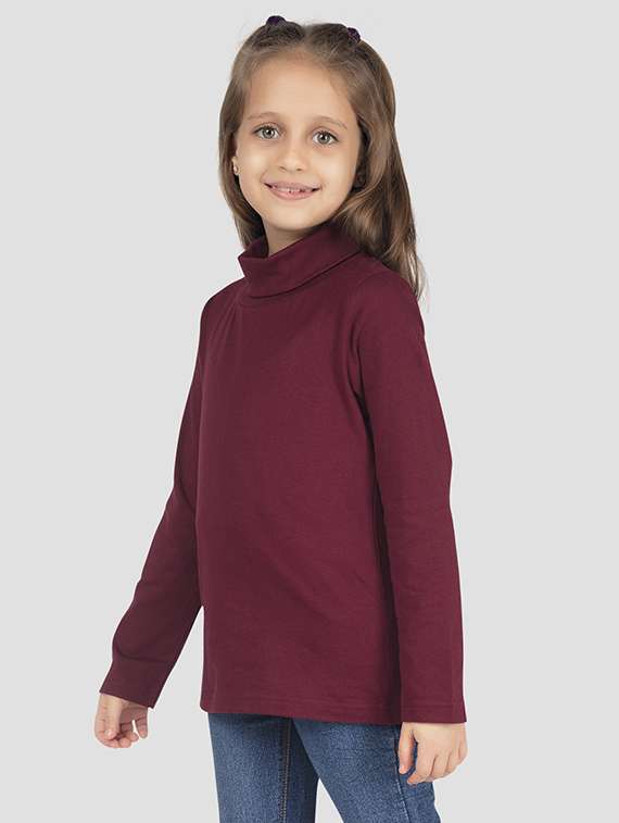 girls pack of 2 solid long sleeve tee - 22223583 -  Standard Image - 2