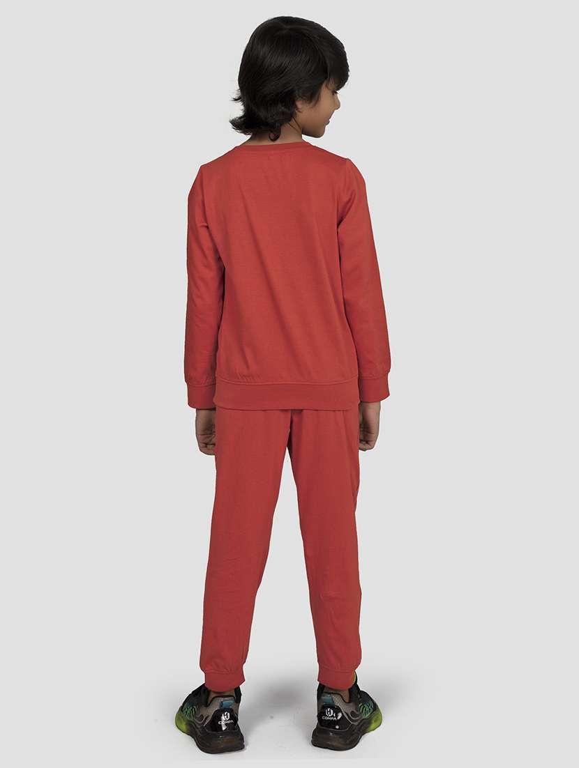 boys printed full length co-ord set - 22223589 -  Standard Image - 2