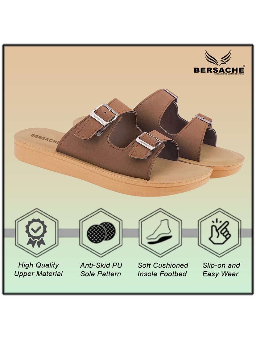 women solid slip on flat sandals - 22223592 -  Standard Image - 2