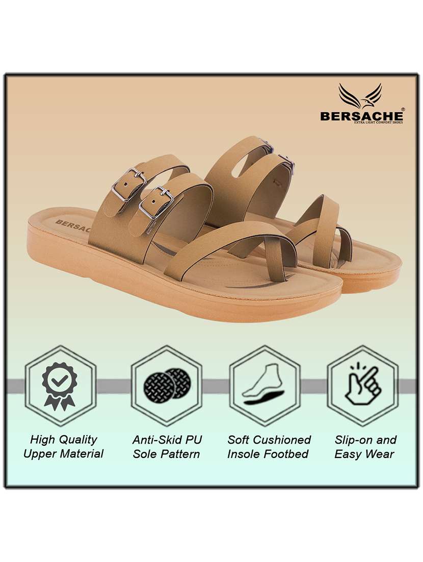 women solid slip on flat sandals - 22223593 -  Standard Image - 2