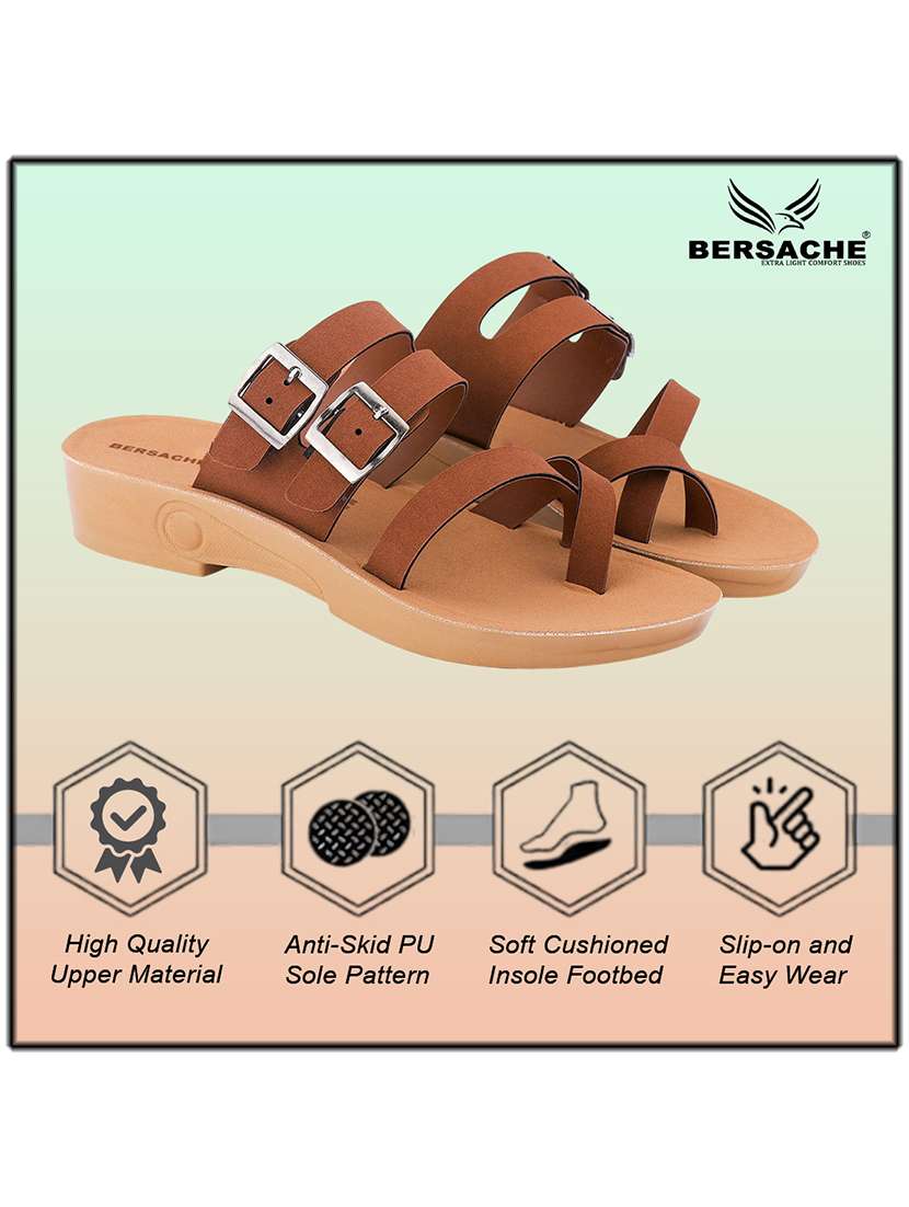 women solid slip on flat sandals - 22223605 -  Standard Image - 2