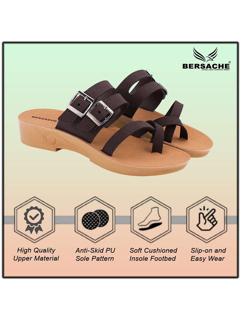 women solid slip on flat sandals - 22223606 -  Standard Image - 2