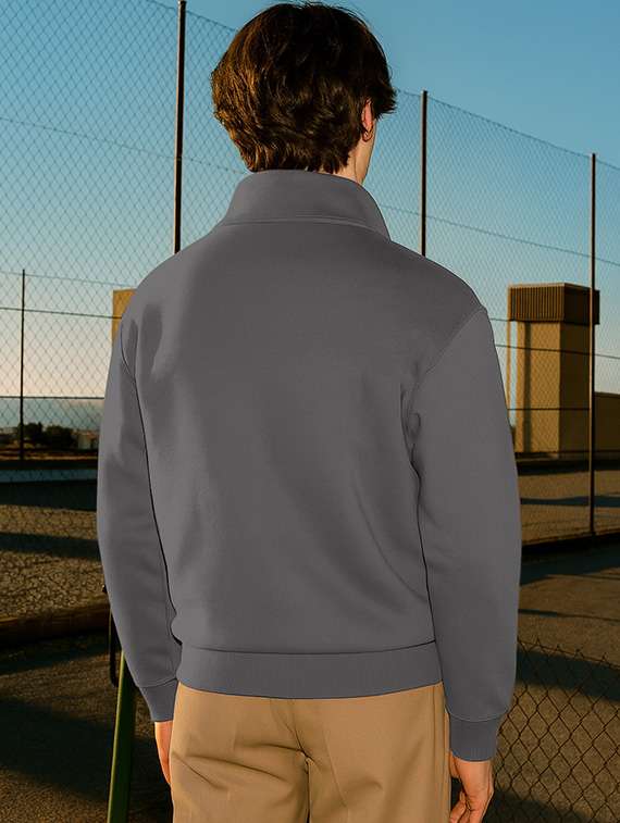 men solid long sleeve regular fit sweatshirt - 22223704 -  Standard Image - 2