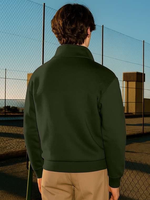 men solid long sleeve regular fit sweatshirt - 22223709 -  Standard Image - 2