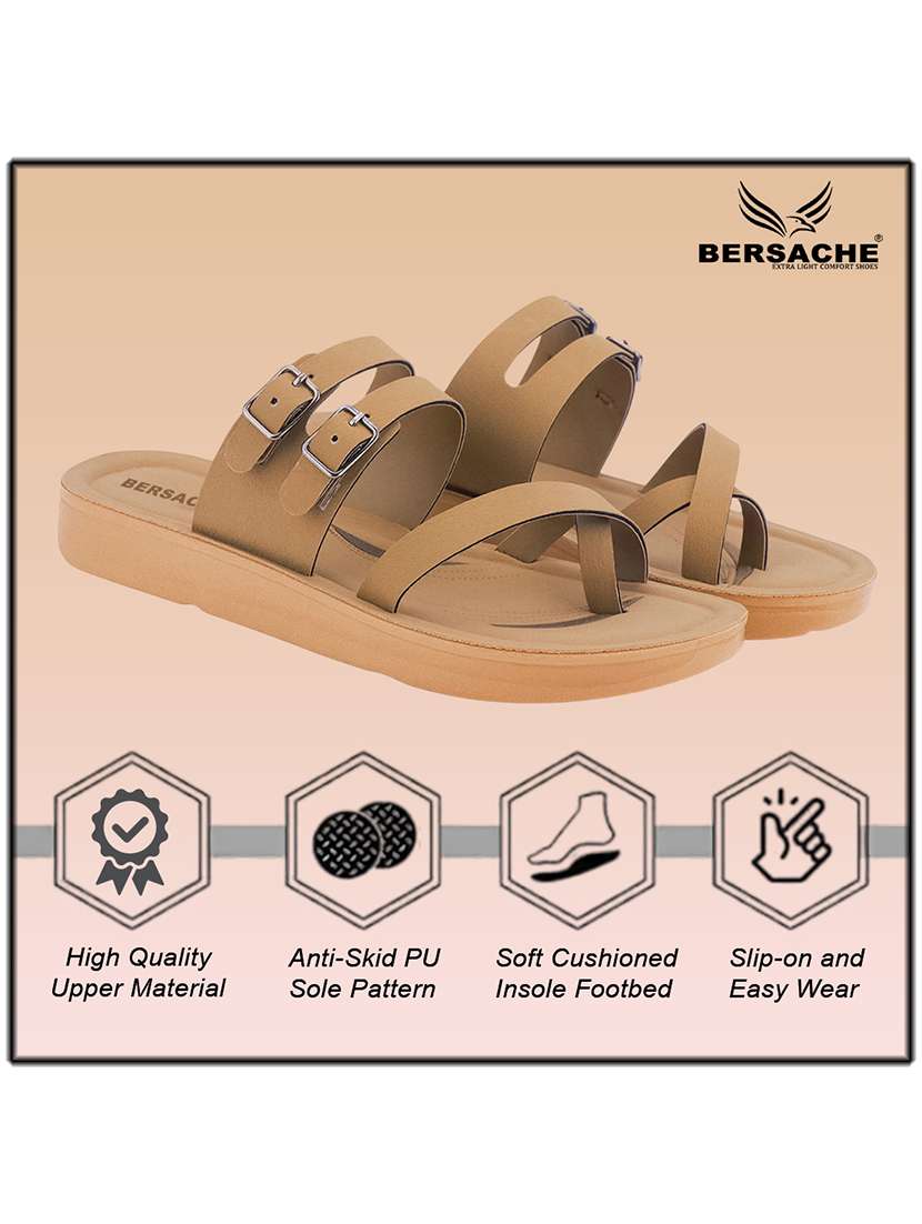 women solid slip on slides - 22223725 -  Standard Image - 2