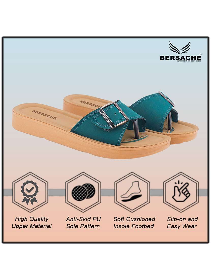 women solid slip on flat sandal - 22223799 -  Standard Image - 2