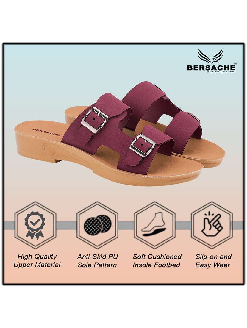 women solid slip on flat sandal - 22223804 -  Standard Image - 2