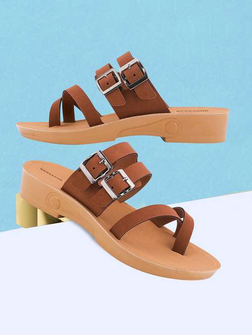 women solid slip on flat sandal - 22223809 -  Standard Image - 0