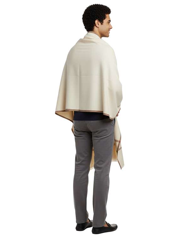 men solid pashmina shawl - 22224413 -  Standard Image - 2