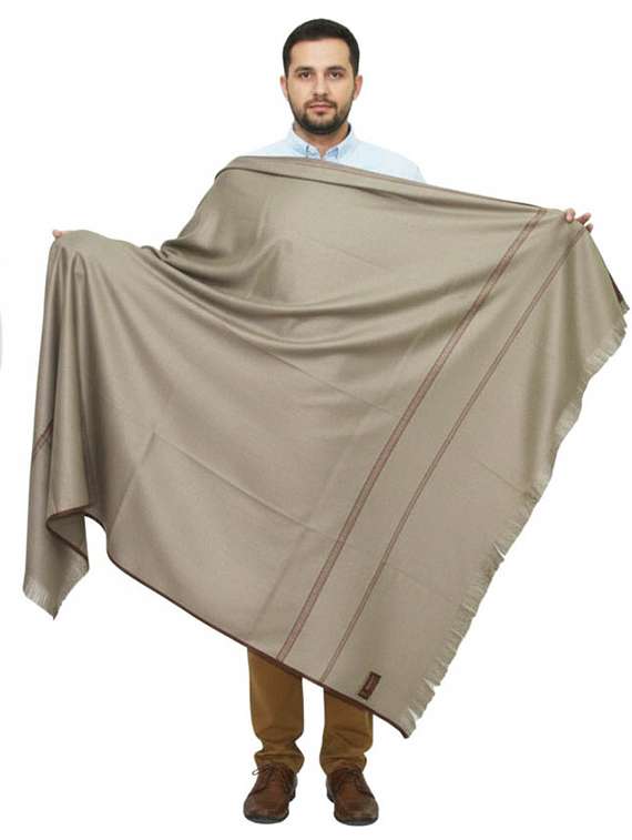 men solid pashmina shawl - 22224421 -  Standard Image - 2