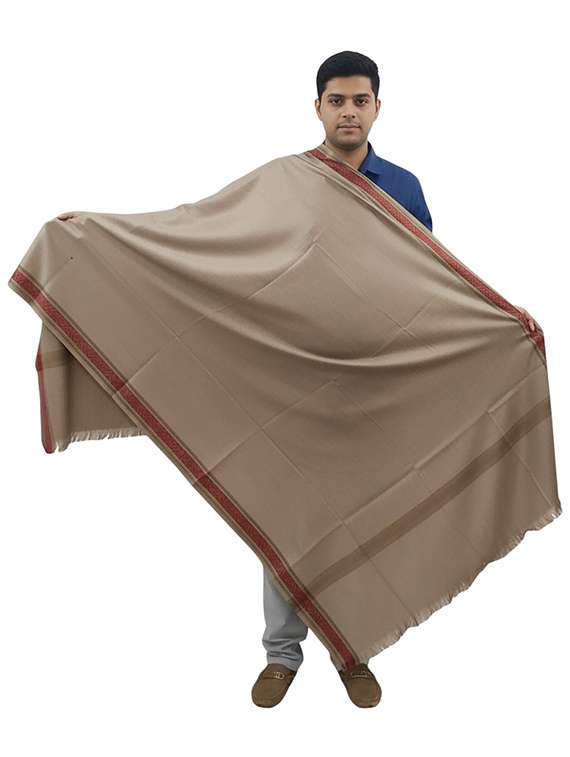 men solid pashmina shawl - 22224428 -  Standard Image - 2