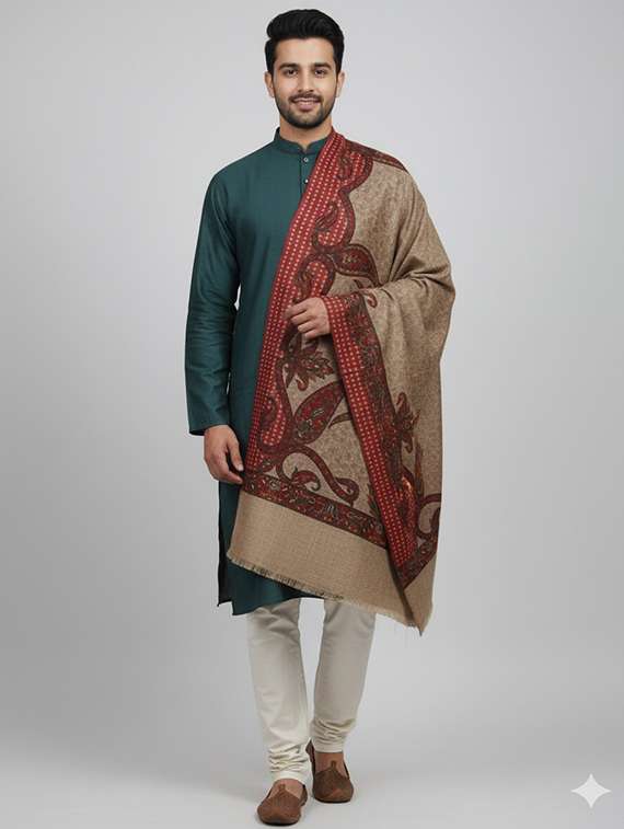 men paisley pashmina shawl - 22224447 -  Standard Image - 2