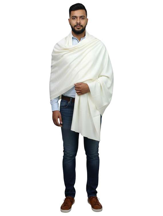 men solid pashmina shawl - 22224503 -  Standard Image - 2