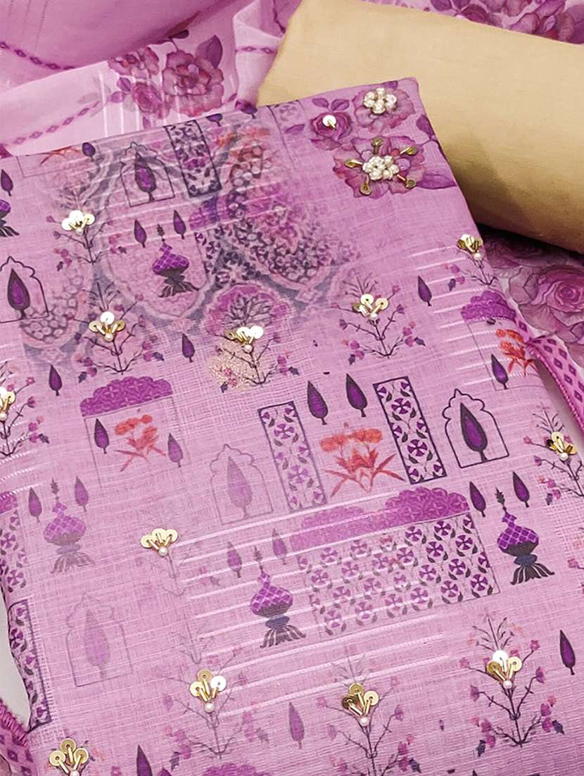 women printed seqin work unstitched suit set - 22224662 -  Standard Image - 2