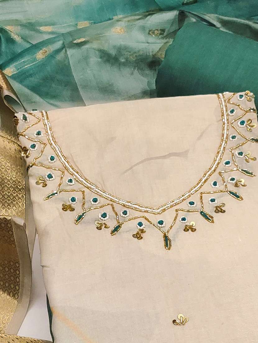 women floral embellished unstitched suit set - 22224676 -  Standard Image - 2