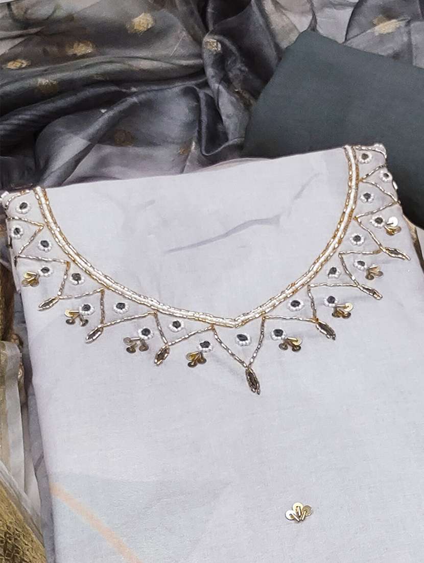 women floral embellished unstitched suit set - 22224677 -  Standard Image - 2