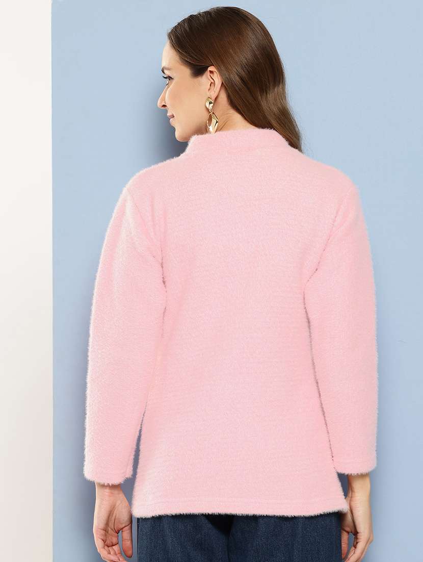 women self designed long sleeve cardigan - 22224806 -  Standard Image - 2