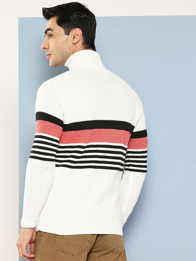 men striped long sleeve regular fit pullover  - 22224961 -  Standard Image - 2