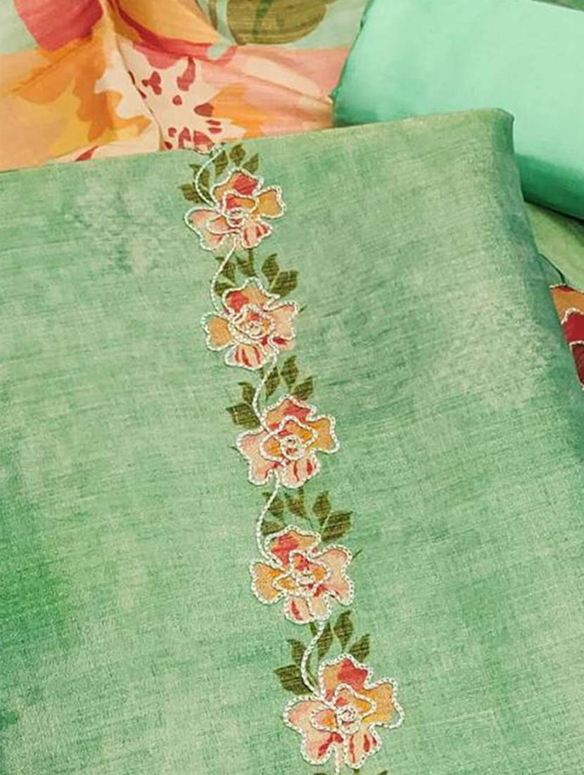 women floral embroidered unstitched suit set - 22224972 -  Standard Image - 2
