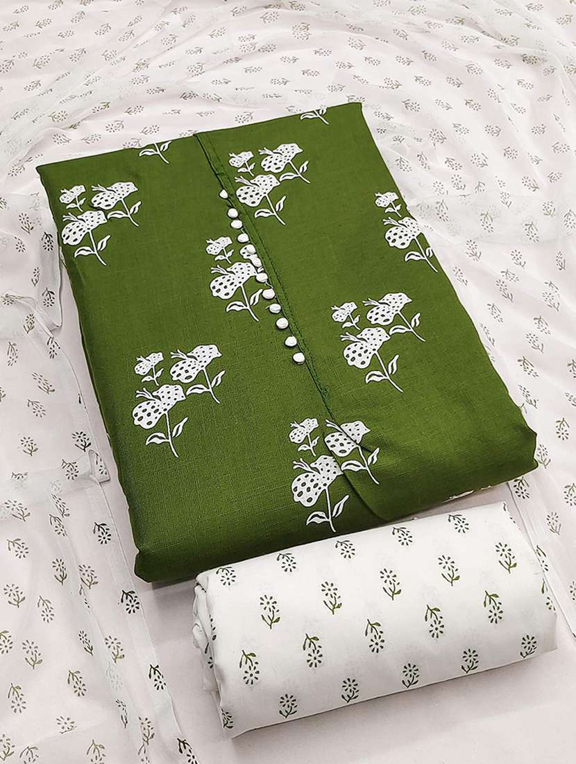 women floral printed unstitched suit set - 22224997 -  Standard Image - 2