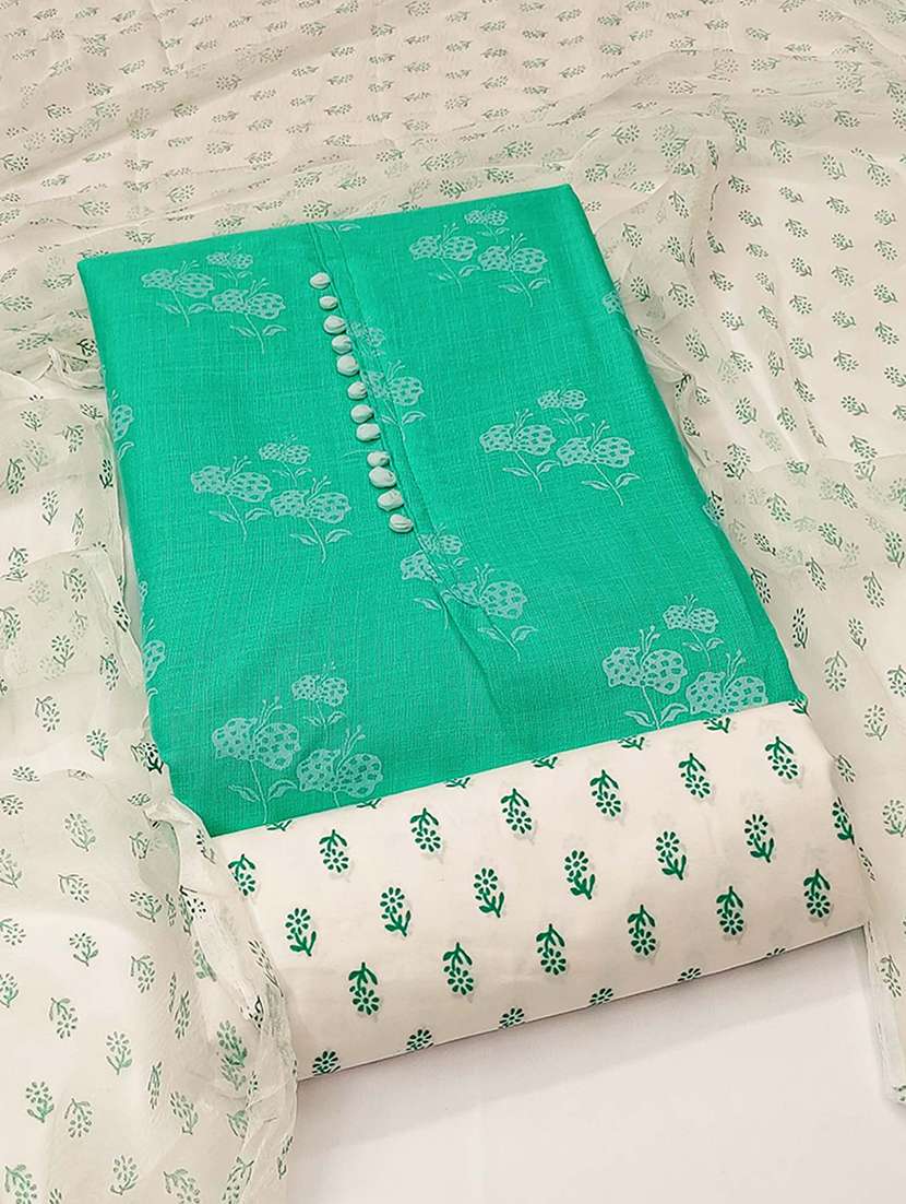 women floral printed unstitched suit set - 22225003 -  Standard Image - 2