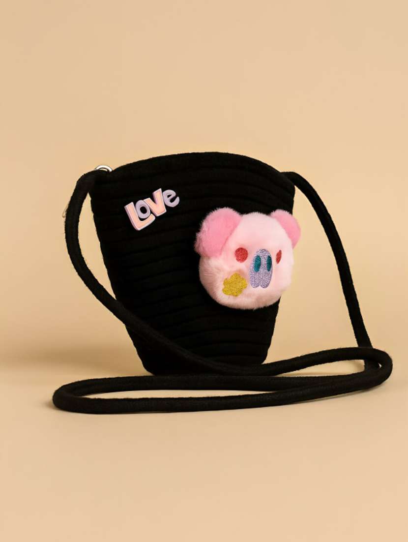  black embroidered shoulder bag - 22225209 -  Standard Image - 2