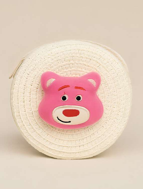 women round white jute sling bag - 22225220 -  Standard Image - 2