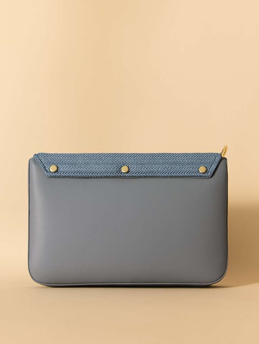 women blue pu sling bag - 22225239 -  Standard Image - 2
