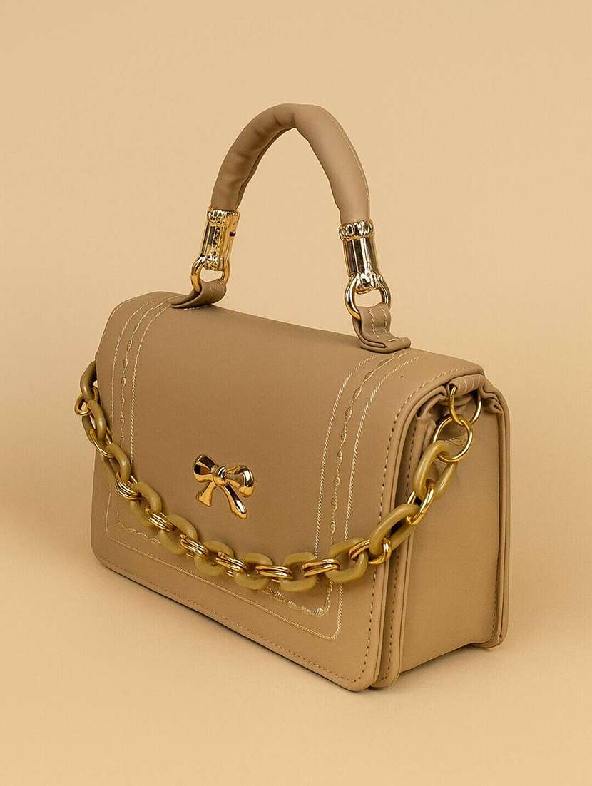 women solid structure handbag - 22225260 -  Standard Image - 2