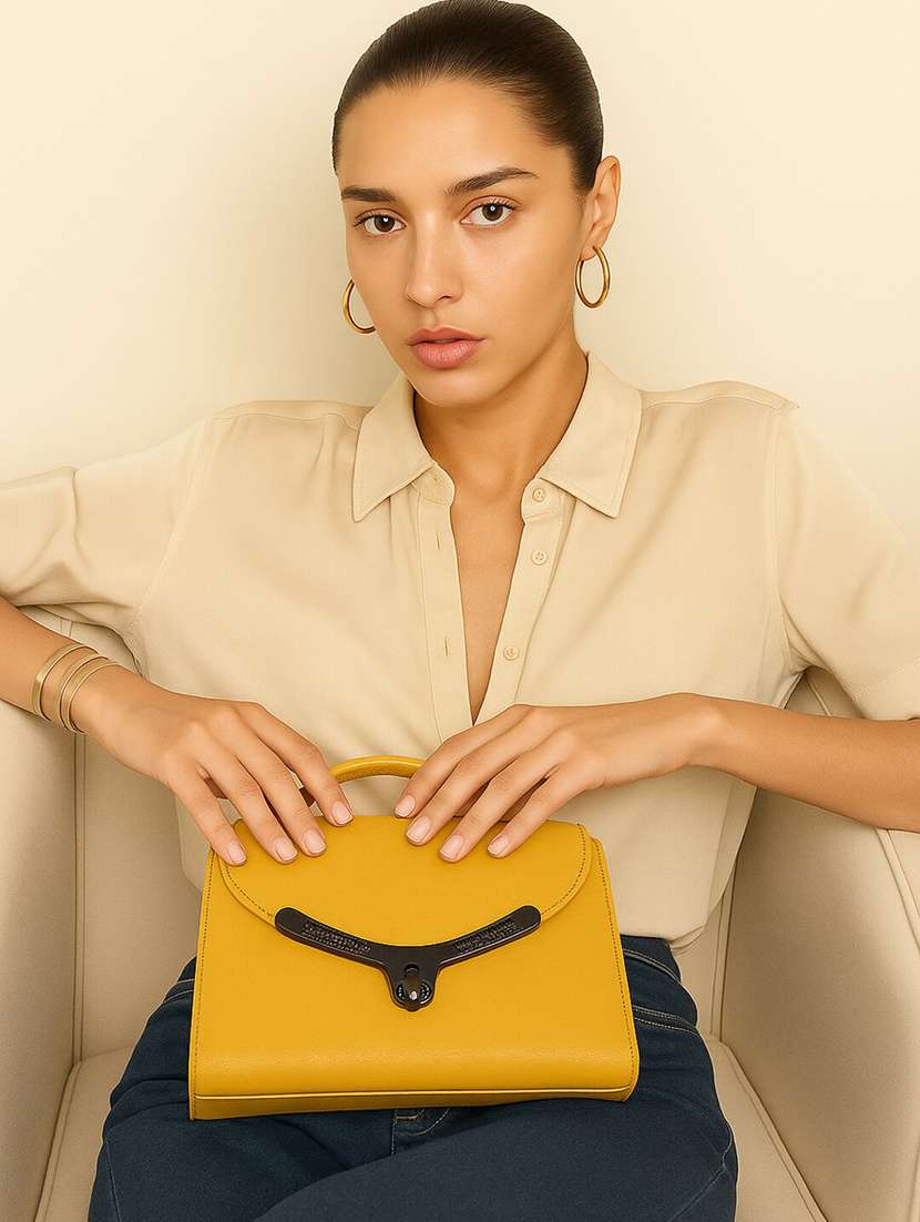 women solid structured pu sling bag - 22225268 -  Standard Image - 2