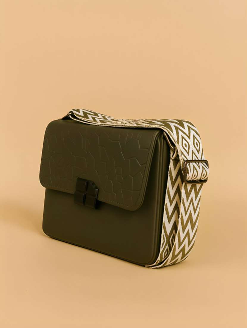 women textured pu sling bag - 22225278 -  Standard Image - 2
