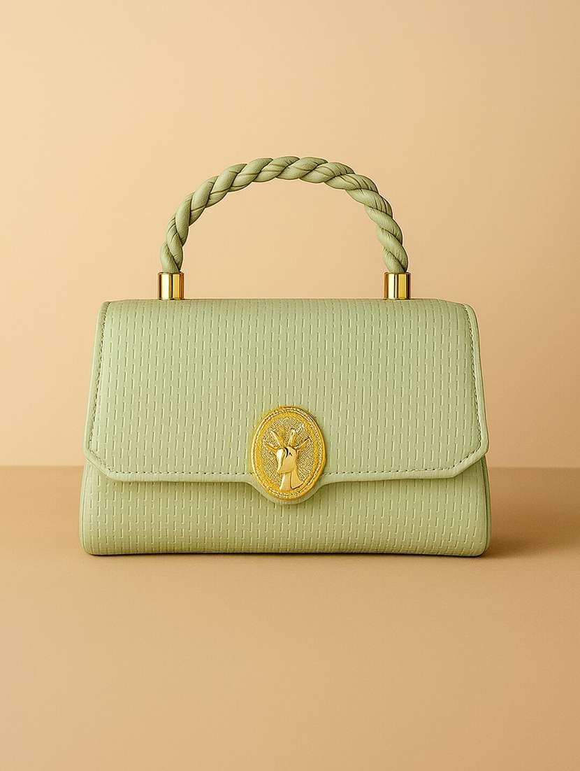 women textured structured pu sling bag - 22225287 -  Standard Image - 2